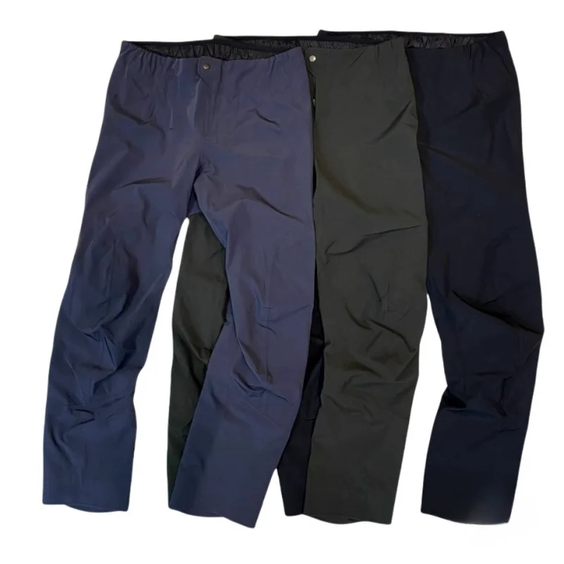 

Водонепроницаемые мужские повседневные брюки для активного отдыха, ветрозащитные, с проклеенными швами, модный городской стиль, всесезонные, прямой крой, на молнии