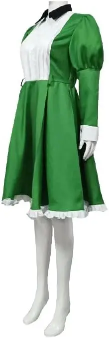 Anime In/Spectre Costume Iwanaga Kotoko Cosplay Costume Woman Green Dress Halloween