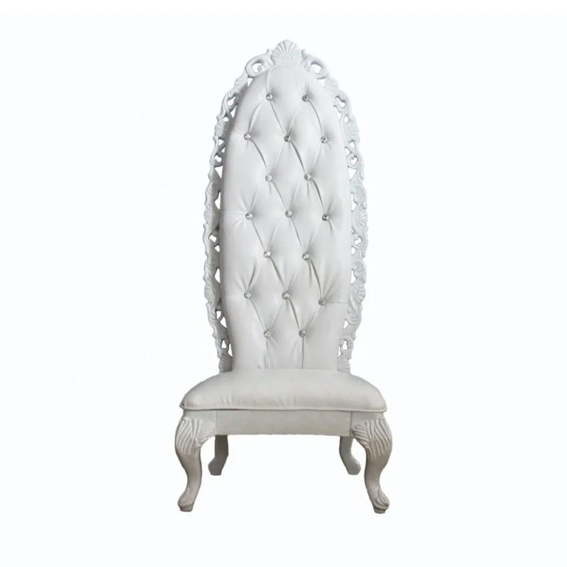 Luxury Wedding Gold White Royal Chairs Queen King Throne Sofa Chair For Wedding Hotel