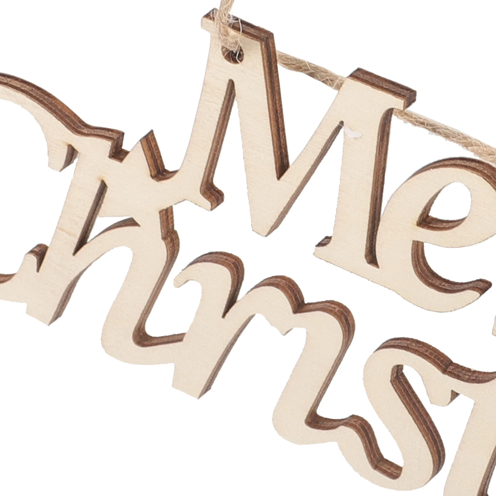 

2Pcs Christmas Letter Door Sign Wooden Hanging Decor Rustic Xmas Wood Sign for Home Garden Patio Decorations Christmas Decor