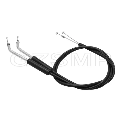 Imagen 2 del producto Cable de acelerador alargado, línea de embrague para Harley Sportster Iron XL 883 1200 H XL883R P L C Dyna Softail Fat Boy Road King