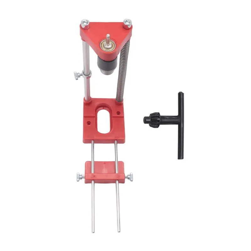 

A34R Auto-Line Drill Guide Auto-Line Drill Locator Woodworking Precise Hole Drill Punch Positioner Template Tool