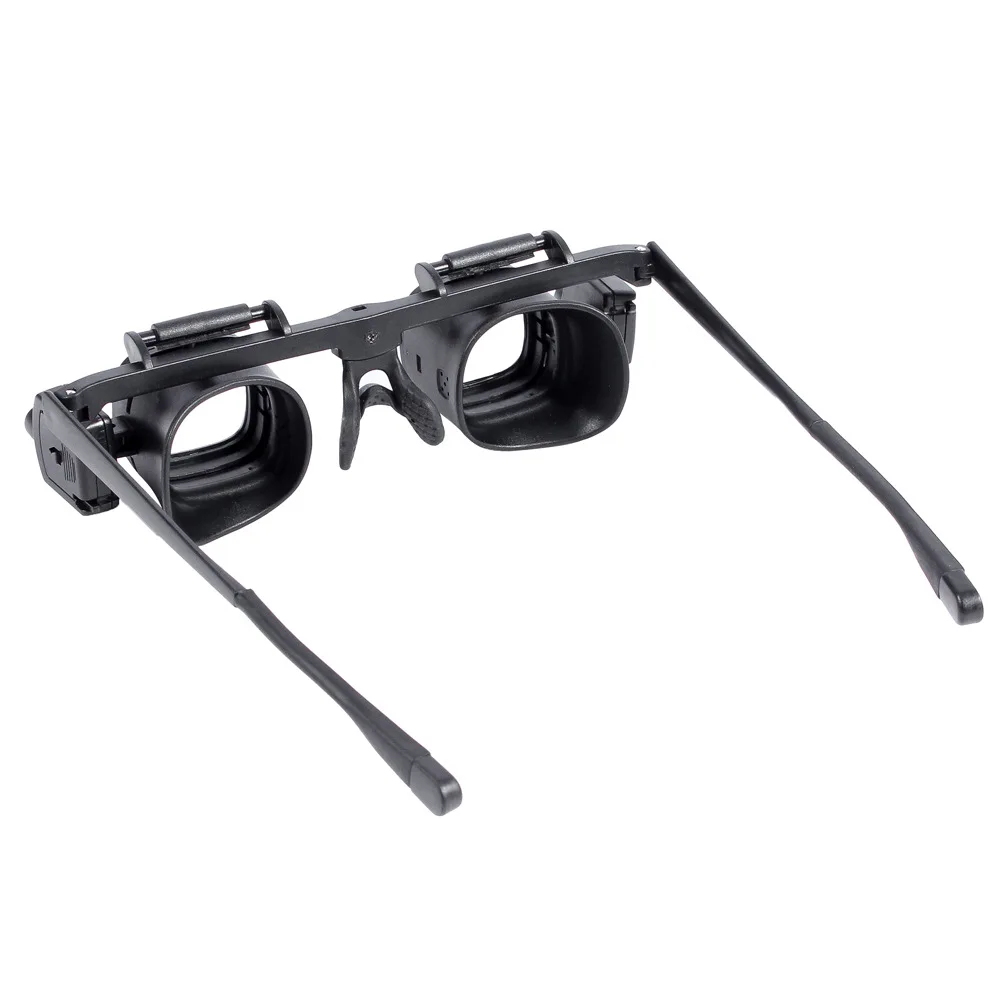 2X 4X 6X 10X 18X 25X Multi-Power Double LED Lights Magnifier Eye Glasses Watch Repair Loupe Jeweler Magnifying Glass