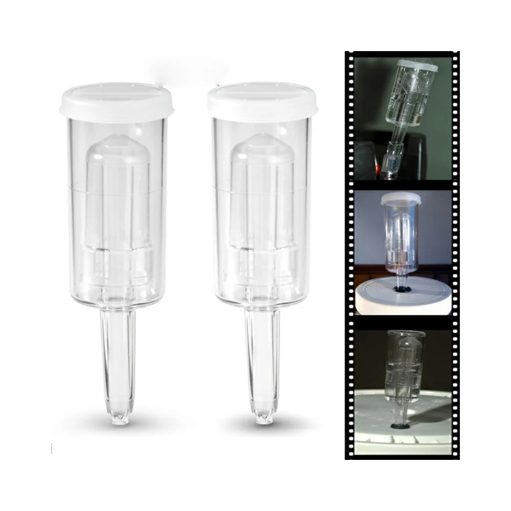 One-Way Air Lock  Check Valve PP Plastic One Way Pressure Relief Valve with Water Seal for Fermentation Wine Making