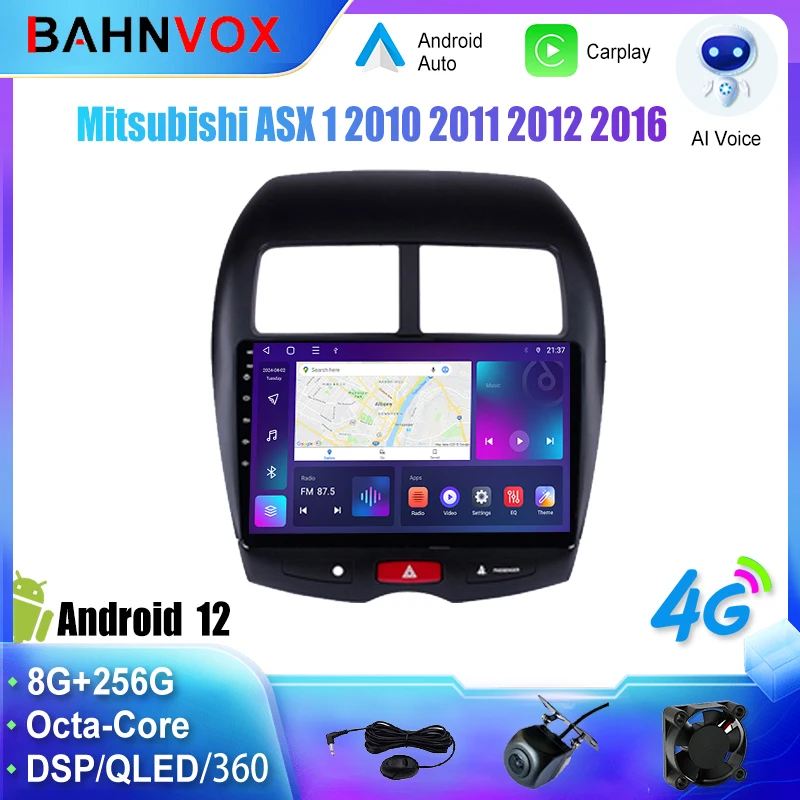 Android Car Radio GPS Navigation Multimedia Video Player For Mitsubishi ASX 1 2010 2011 2012 2016 Stereo Tape Recorder Screen 4G