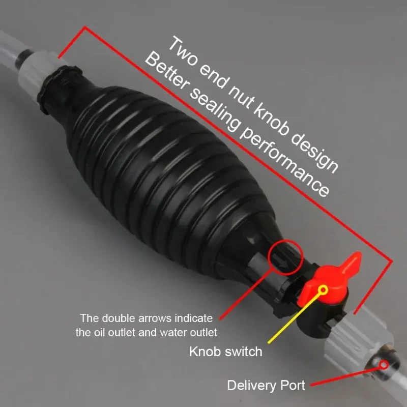 Kit Universal de Bomba Manual para Transferência de Combustível para Carros, Bomba de Sucção para Tanque de Combustível, Bomba Manual para Transferência de Óleo, Gasolina, Diesel, Líquidos, Economizador de Combustível