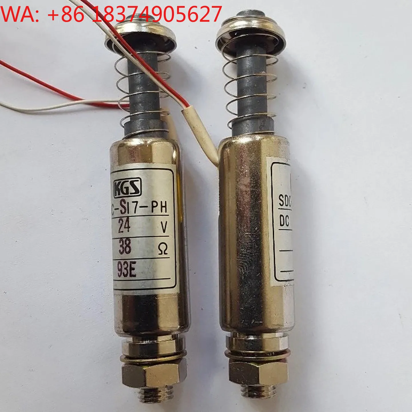 Japan KGS tubular DC solenoid electromagnet SDC-S17PH