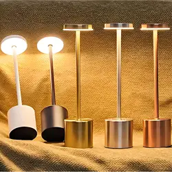 LED Desk Lamp Usb Rechargeable Wireless Lamp Bar Restaurant Bedroom Room Lamp LED Room Lights Touch Lamps Bedside Lamp