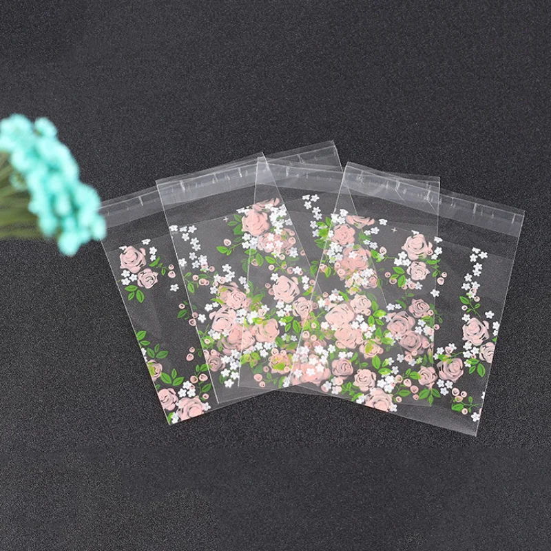 Transparent Fresh Cranberry Self-sealing Bag Small Gift Food Packaging Bags for Wedding Party Mini Flower Bags10Pcs/Pack