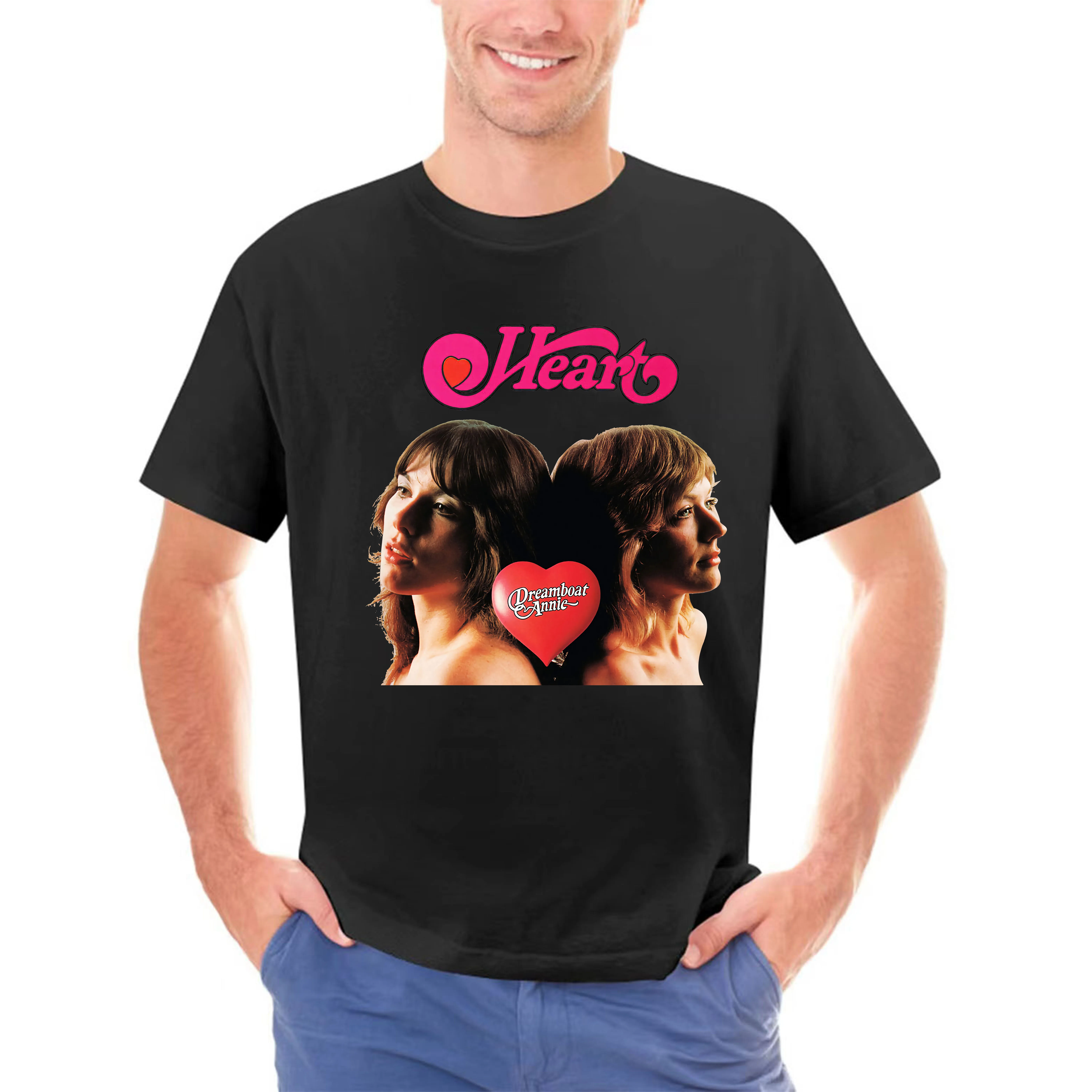 LImited Neu !!! Heart Dreamboat Annie Album Rock Band T-Shirt S-5XL