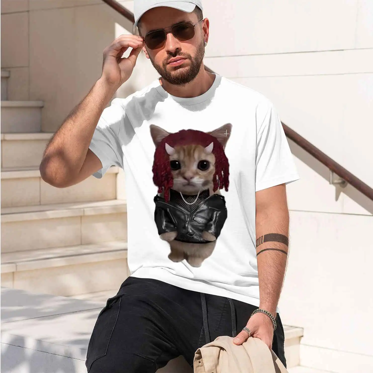 Rapper Playboi Ci  T Shirt Male Vintage Pure Tshirt Funny Men Fashion Casual T-shirt Men's Hip Hop Tees 80157 2026 New Model