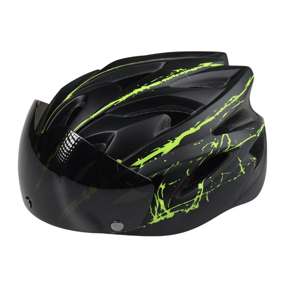 

Magnetic for Men Women Durable Material Lightweight Breathable Adult Bike Cap Cycling Riding Goggles