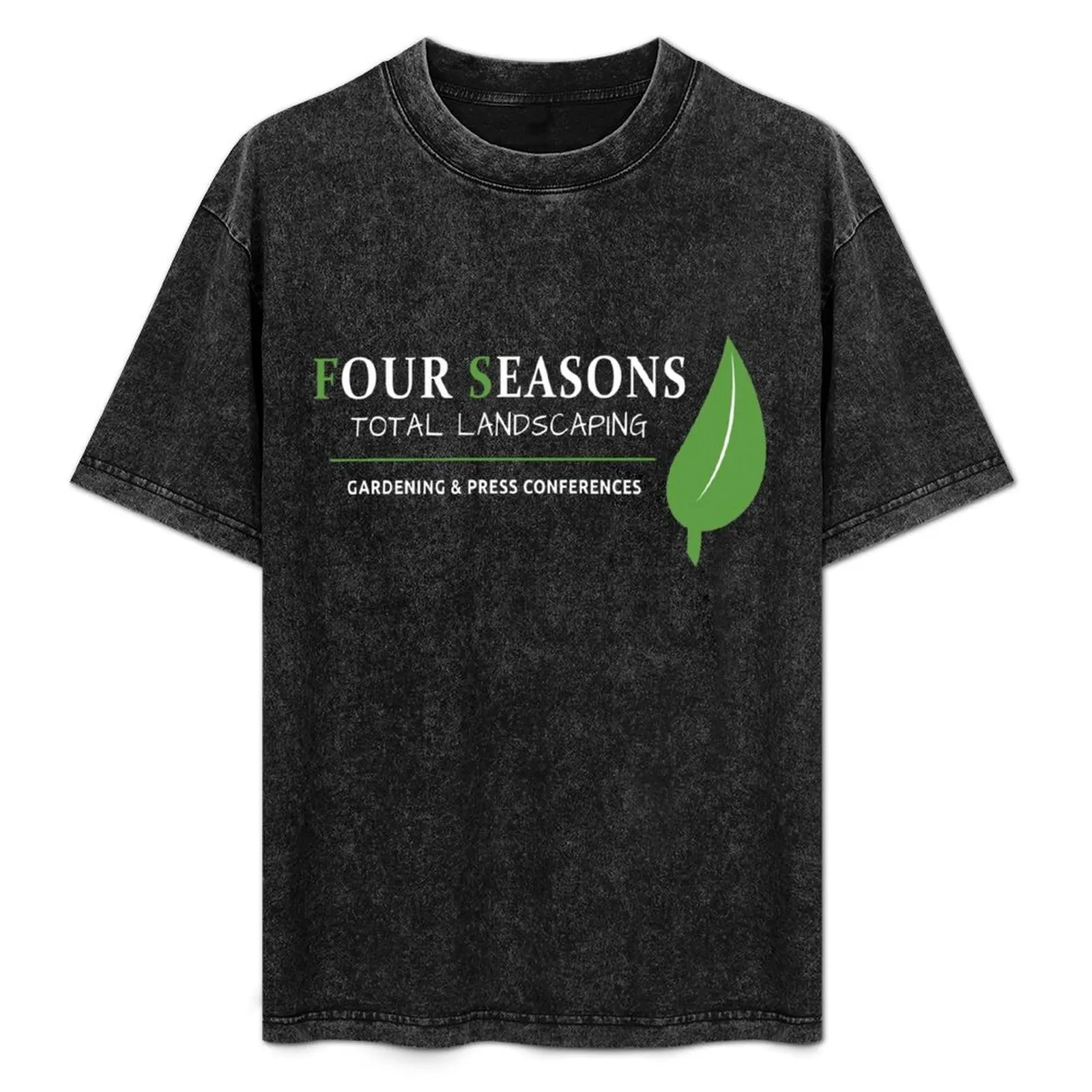 Four Seasons Total Landscaping,GARDENING & PRESS CONFERENCES T-Shirt Soft Stretch Short Sleeve Top