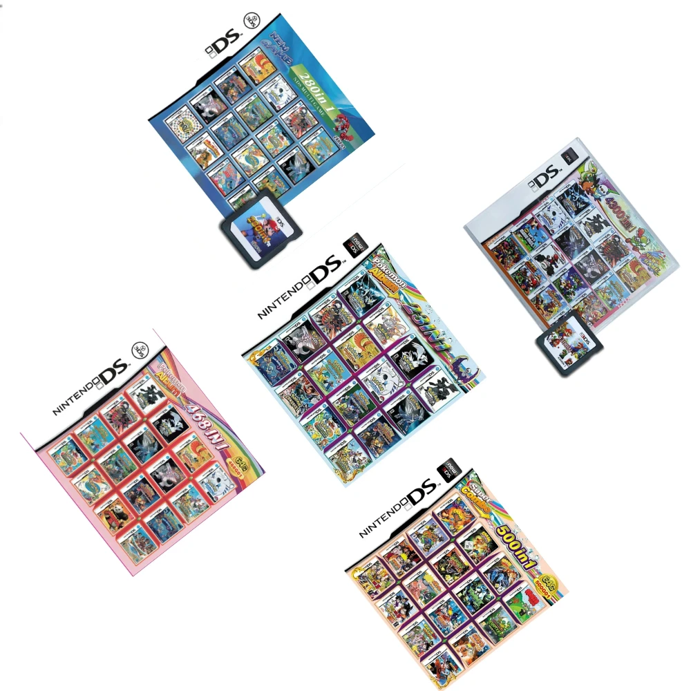 

Совершенно новая игровая карта для NDS NDSL NDSi 3DS 2DS Simplex 486/489/500/520/5208/510/482/468 in1, картридж для видеоигр