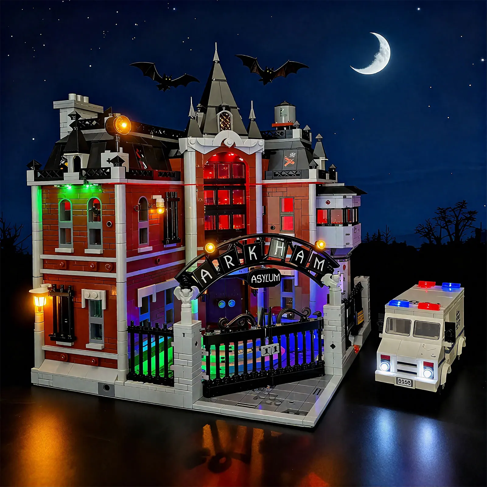 LYBMTWF LED 照明キット レゴ 76300 アサイラムビルディングに適しています (モデルブロックは含まれません)