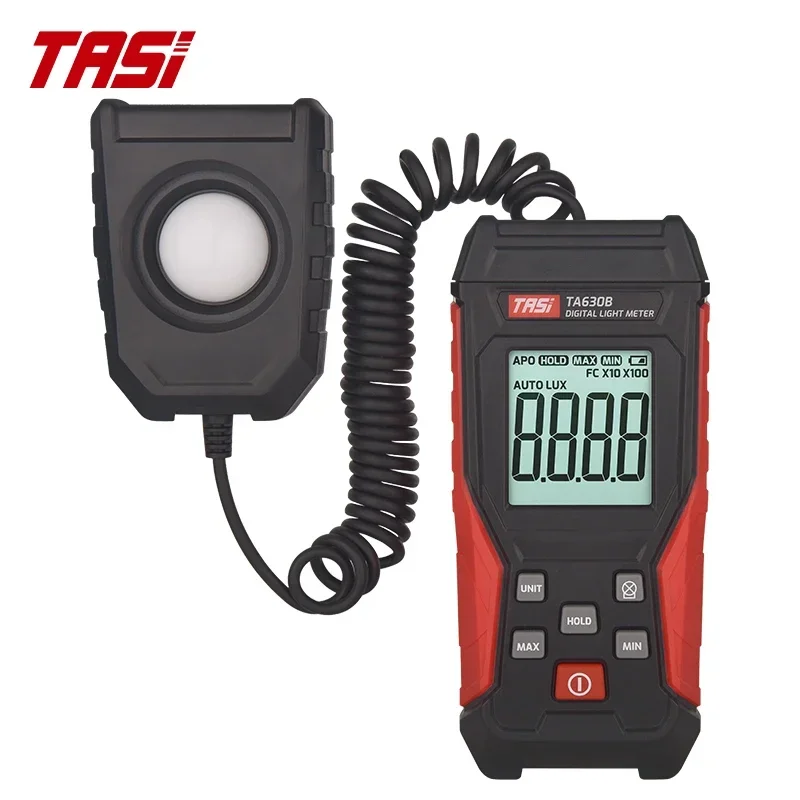 

TASI Luxometer Professional Lux Meter Handheld Light Meter High Accuracy Luxmeter Illuminometer Photometer TA630