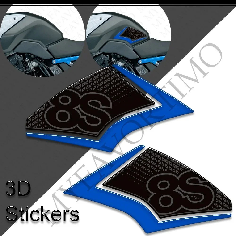 Fit Suzuki  GSX8S GSX 8S 800 2023 2024 Motorcycle Tank Knee Pad Grips Stickers Protection Gas Fuel Oil Kit