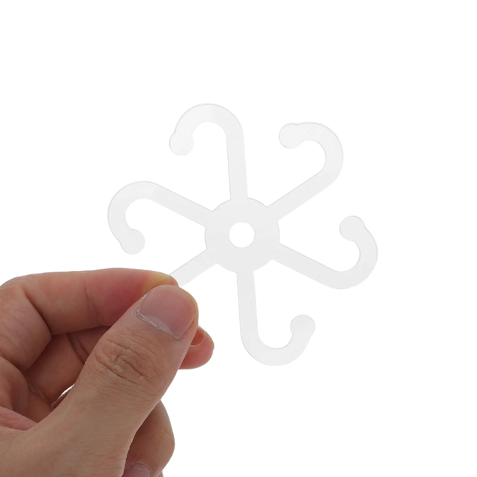 

4Pcs Plant Stem Support Acrylic Leaf Holder Stable Growth Stakes for Indoor Outdoor Monstera Climbing Flower Stem Hooks