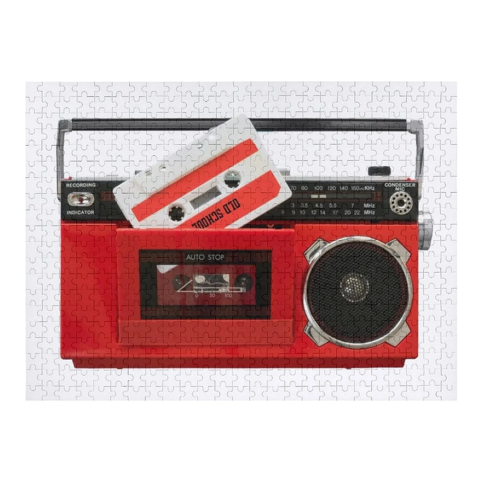 

Old School Casette Jigsaw Puzzle Personalized Gift Custom Customized Kids Gift Puzzle