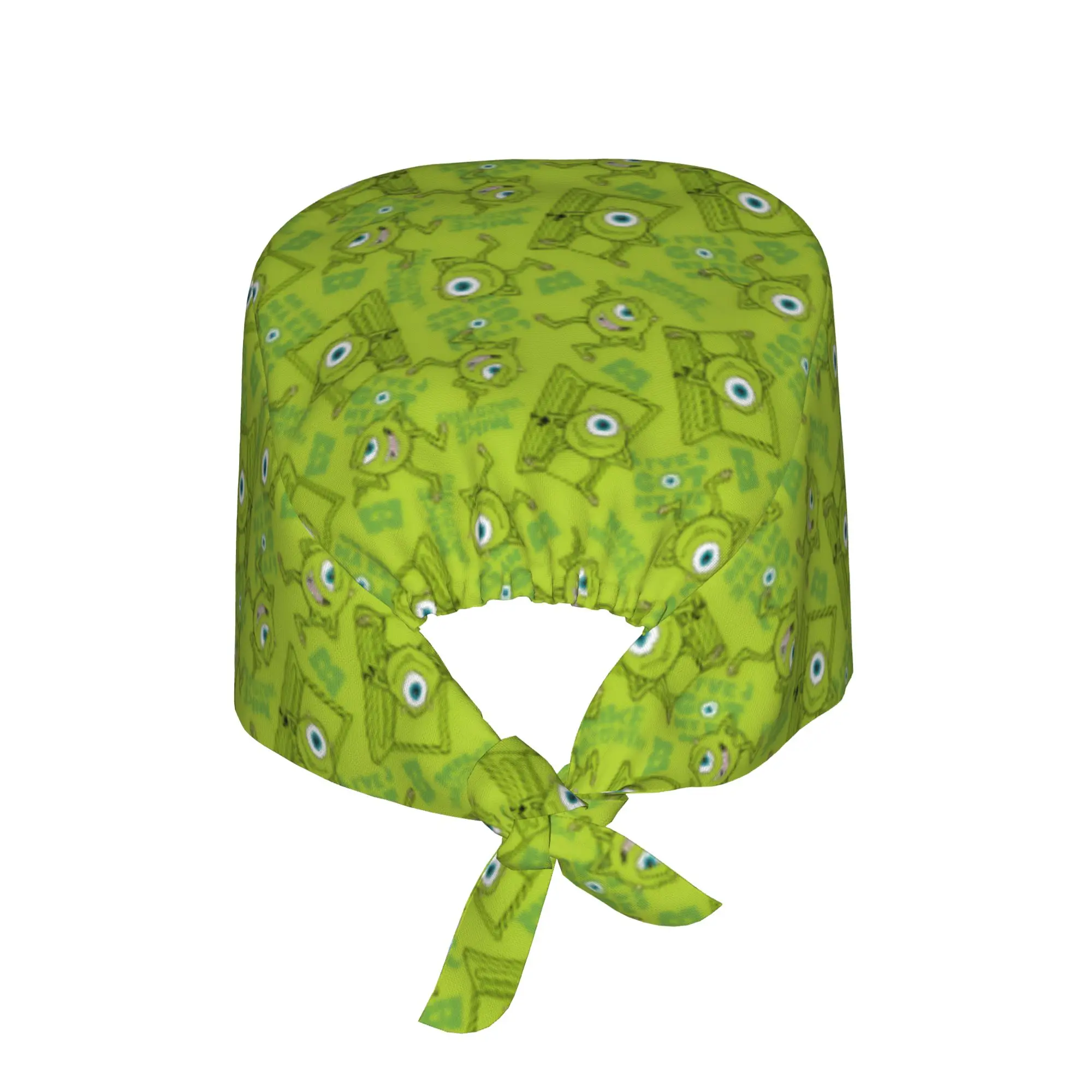 Monsters Anime Universitye Cleaning Working Cap Cool Men Women Cartoon Scrub Cap Surgicals Hat Nurse Scrubs Hat For Dentist