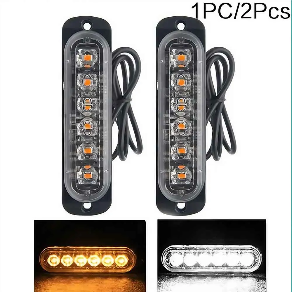 1PC/2Pcs Truck LED Strobe Light Bar for Emergency Flashing on Trucks and Motorcycles