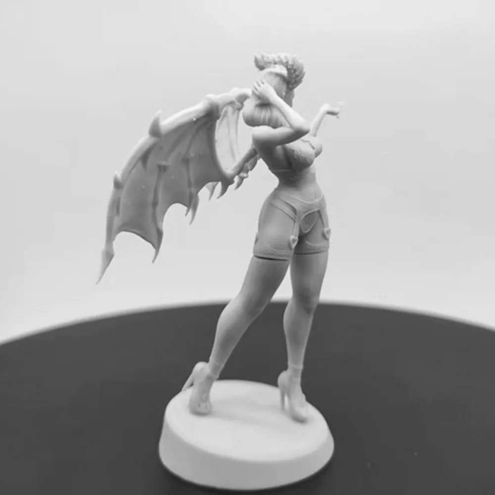 1/24 Scale Resin Figure Assembled Model Kit Succubus Miniature Statue GK Toy Unassembled and Unpainted Free Shipping