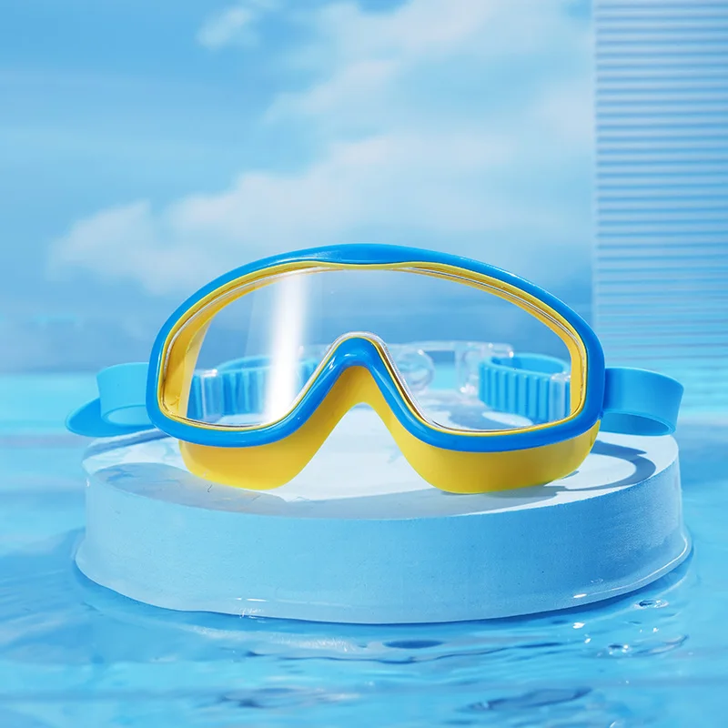 Children's Large Frame Swimming Goggles HD Anti-fog Swimming Goggles