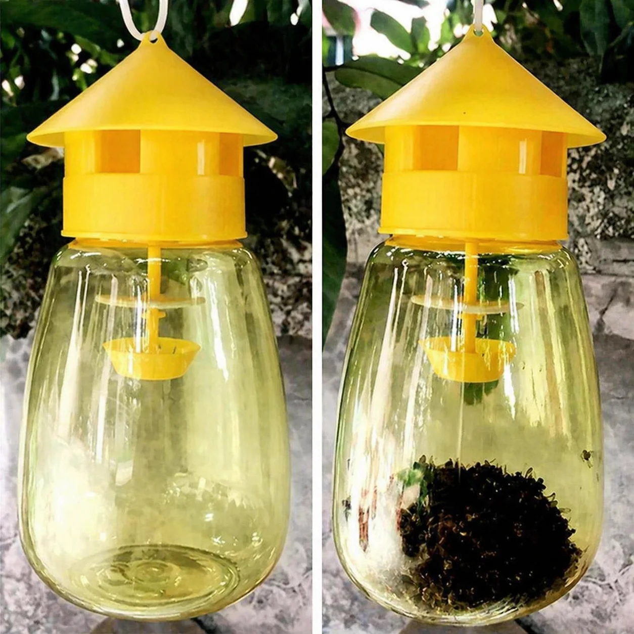 1Pc Plastic Fruit Fly Trap Killer Drosophila Trap Anti Fly Fruit Fly Killer Catcher Orchard Insect Trap Pest Control Fly Trap