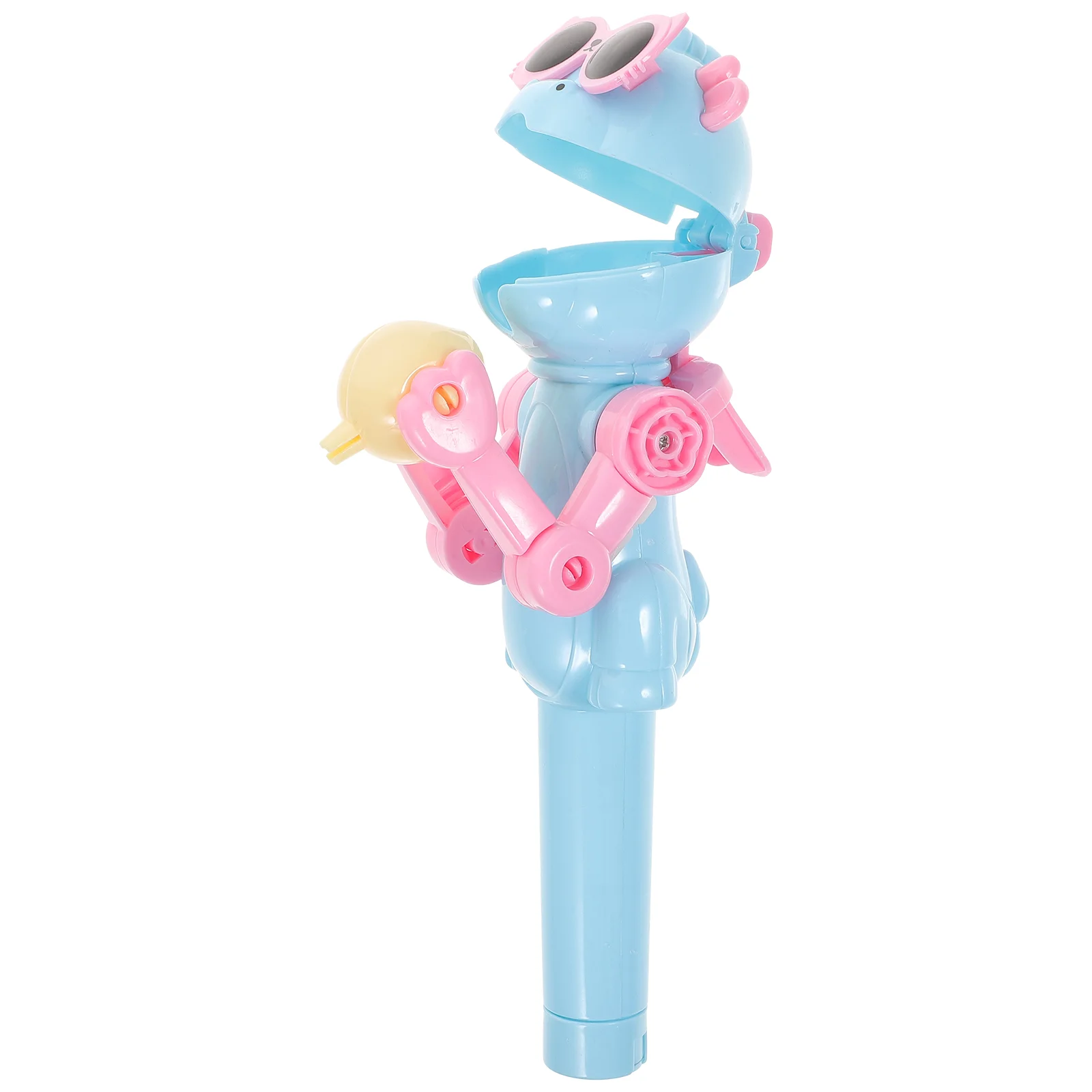 

Lollipop Machine Kid Eat Toy Gift Kids Cake Holder Creative Robot Toys Lovely Plastic Relax Display Stand Child