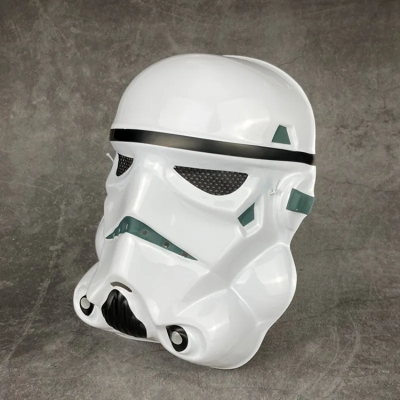 Star Wars Darth Vader Cosplay-Maske, Anime-Sturmtruppler-Plastikmasken für Jungen und Mädchen, Halloween, Karneval, Party, Rollenspiel-Requisiten – Detail 2