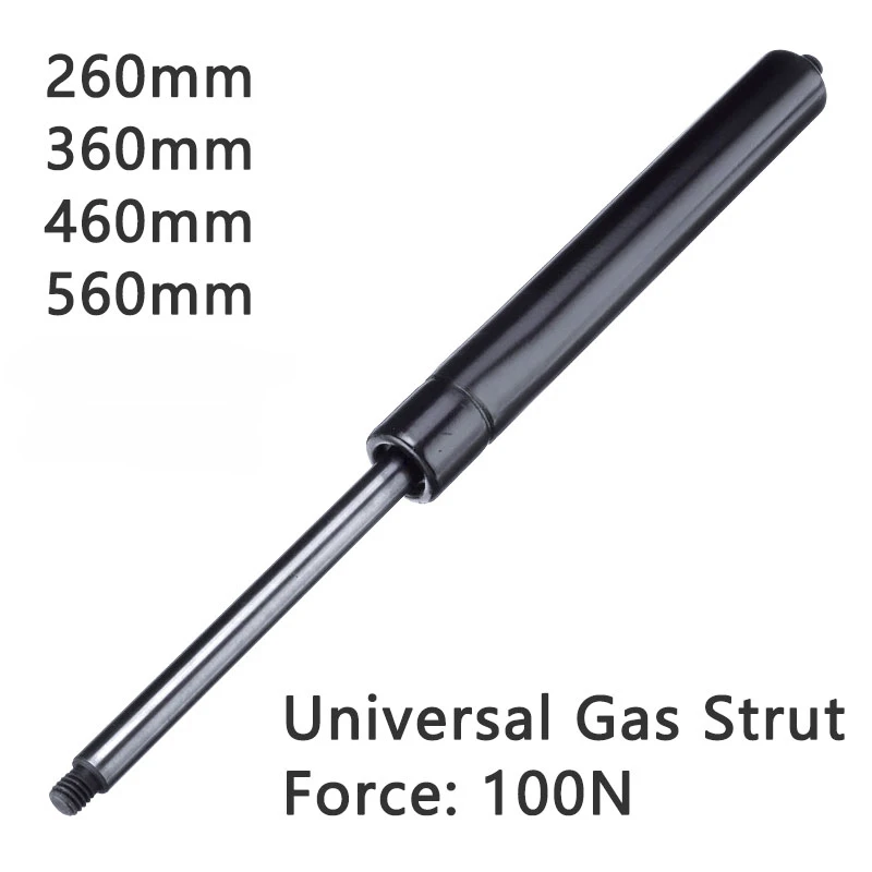 1pc 100N 260-560mm Gas Strut Bars Gas Spring Hood Support Rod Shock Lift for RV Bed Window Bus Caravans