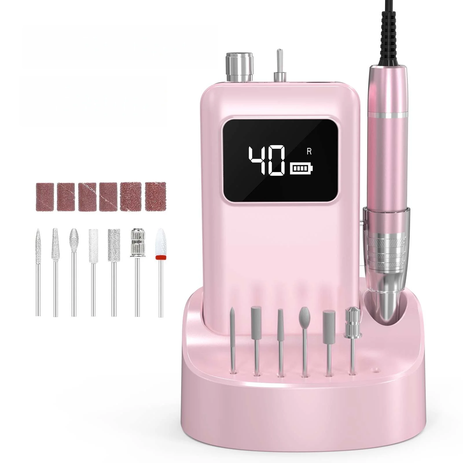 

Charging Base Type Brushless Nail Polish Grinding Machine Professional Removing Dead Skin and Calluses Nail Drill Polisher