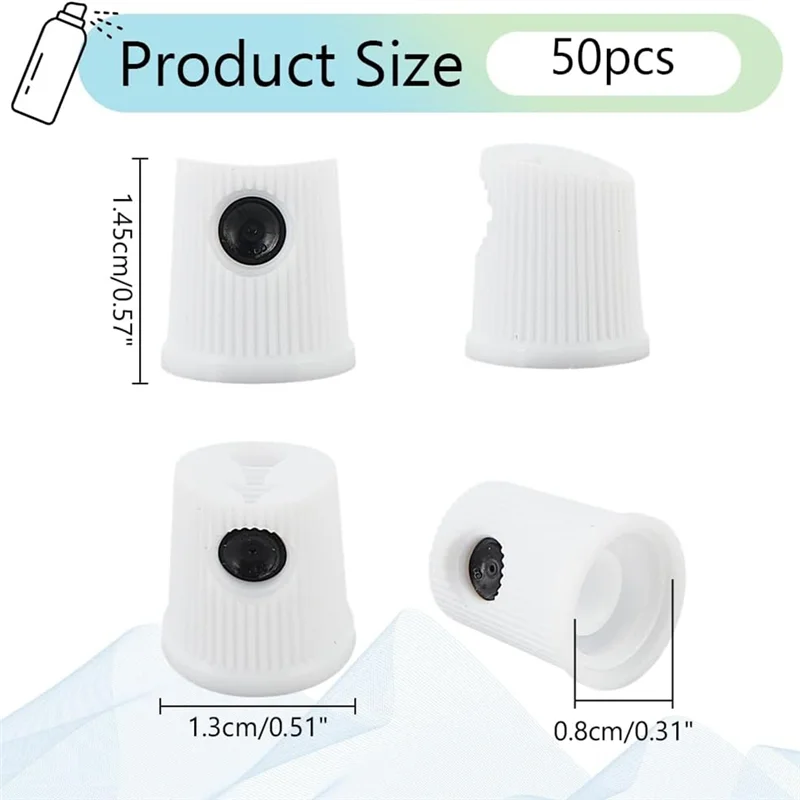

【Flash Sale】50 Pcs Spray-Paint Caps, Spray-Paint Nozzles Paint Replacement Cap For Spray-Paint-Art Street Art Graffiti