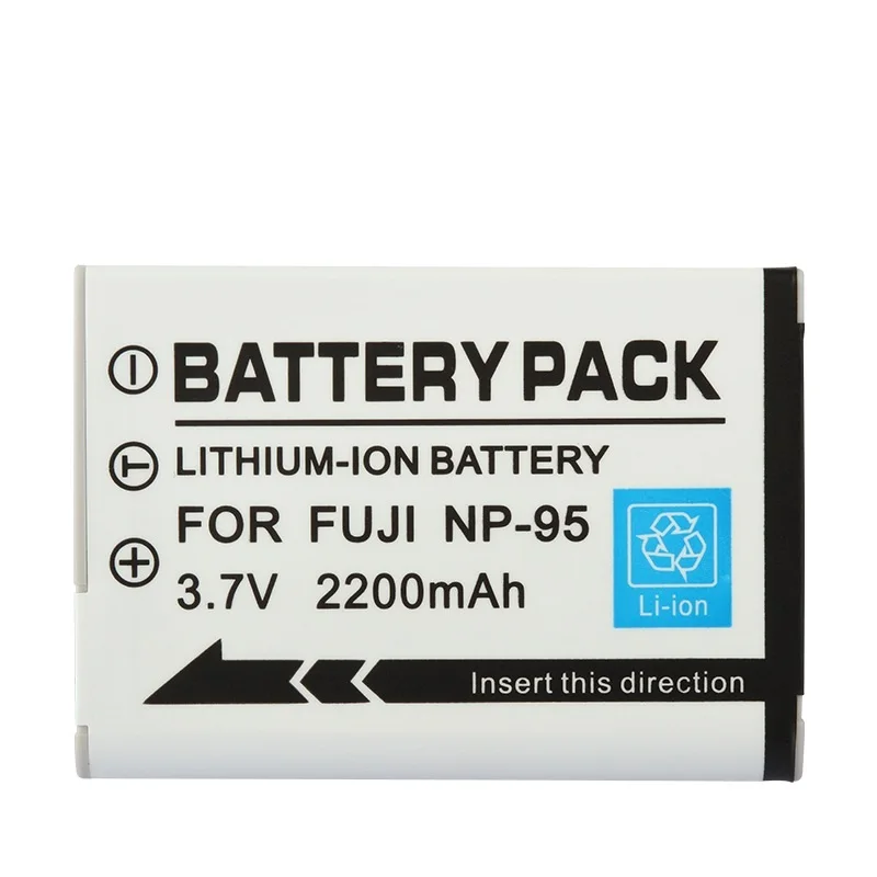 Upgrade 2200mAh np-95 NP95 Li-ion Battery For Fujifilm Finepix F30 F31FD Real 3D W1 X30 X100 X100T X100LE  X100S X-S1