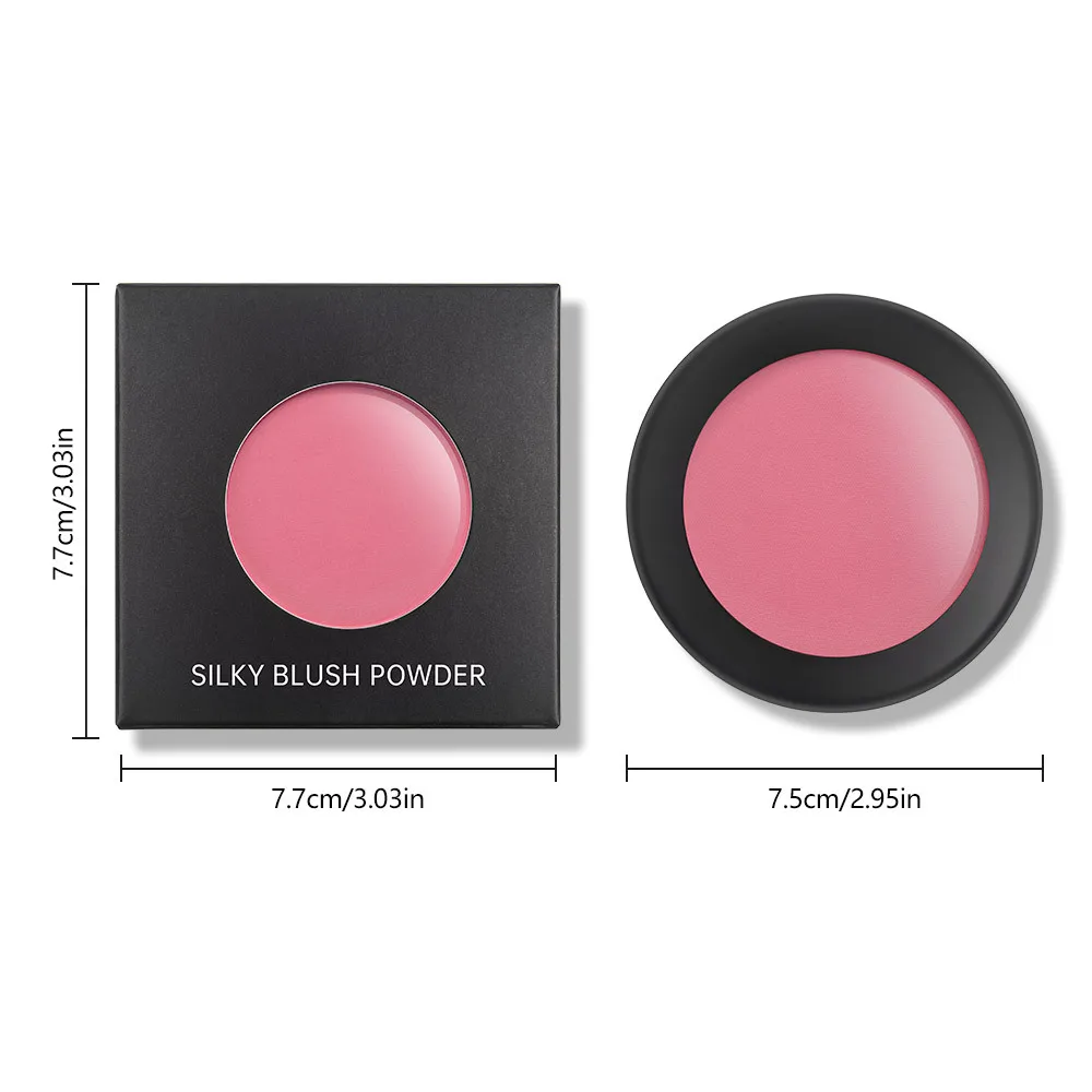 Blush Powder Palette Private Label 12 Colors Matte Natural Glow Peach Pink Face Cheek Blusher Cosmetics Wholesale Bulk 10pcs/lot