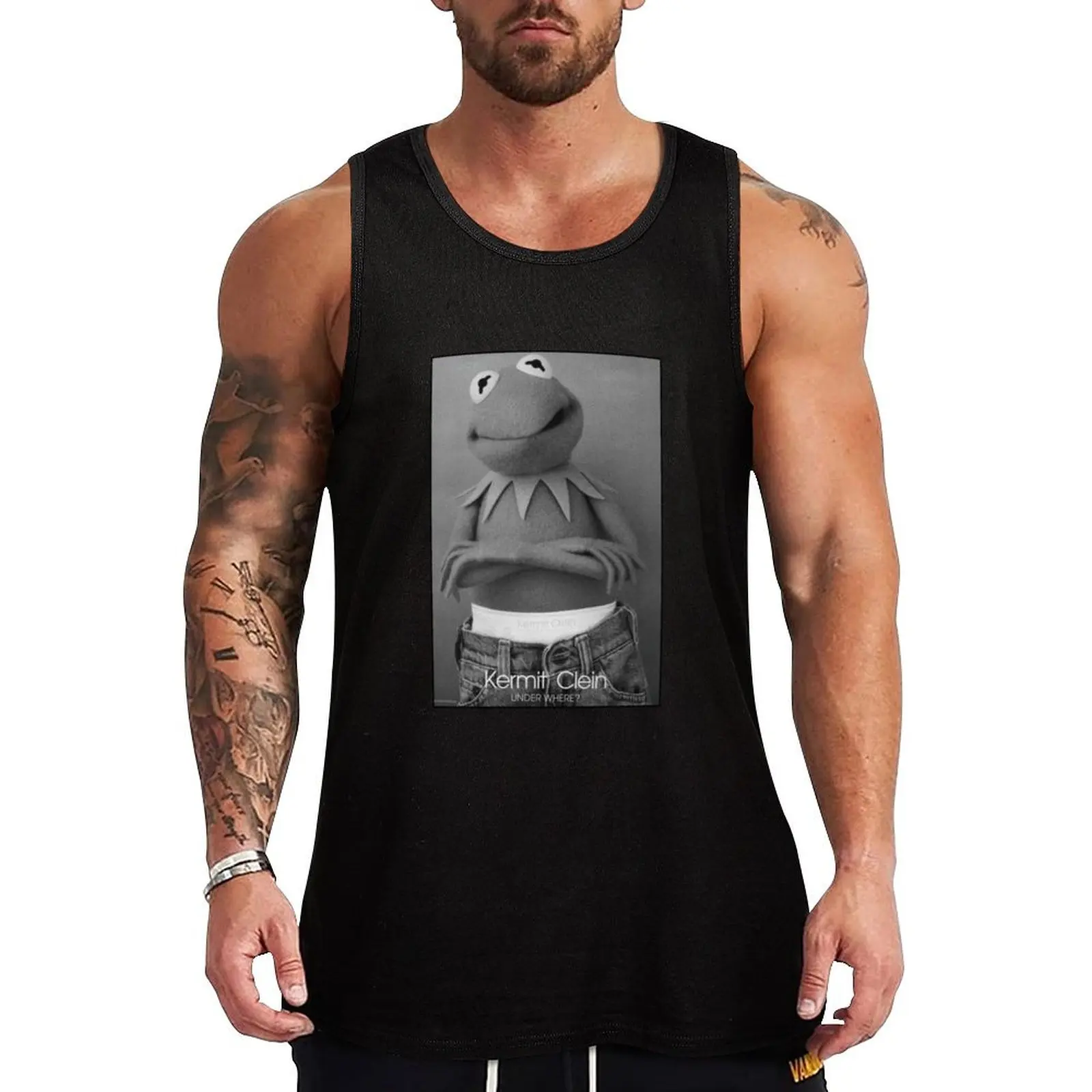 Kermit Clein Tank Top Comfort Basic Tank Top Cotton Sleeveless Daily Shirt