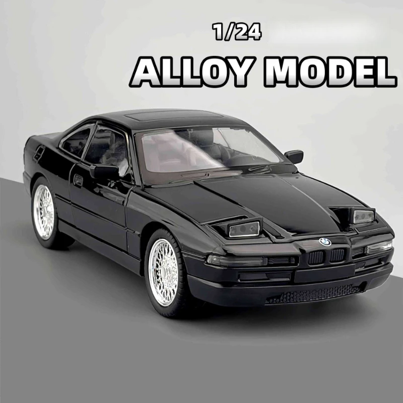 

1:24 850 CSI Classic Sports Car High Simulation Diecast Car Metal Alloy Model Car Children's Toys Collection Gifts