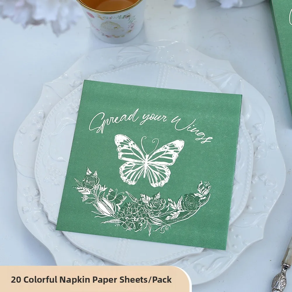 european-style-retro-printed-table-napkins-disposable-western-dining-pad-hotel-home-creative-decoration-plate-tableware