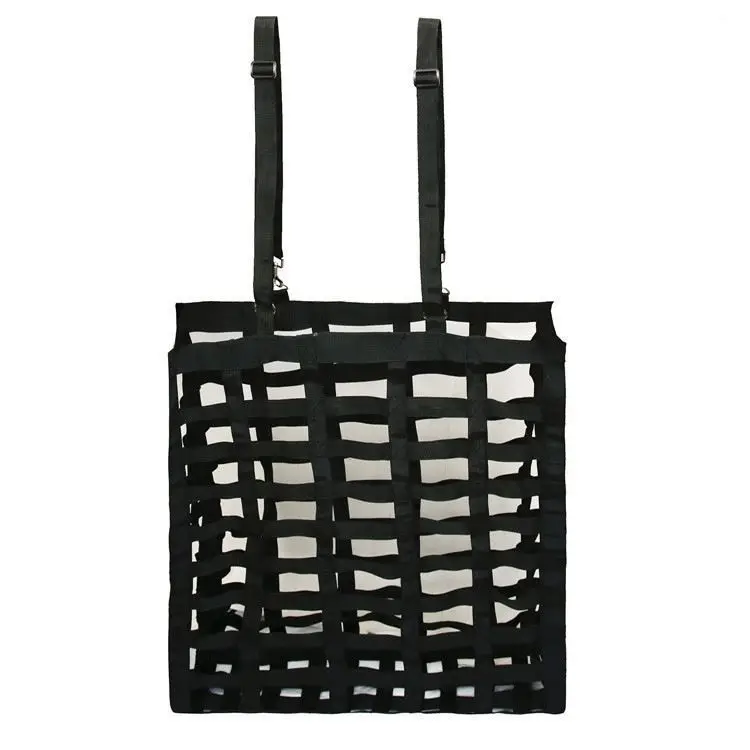 2025 حقيبة قش الحصان ذات أربعة جوانب قابلة للتعديل ذات سعة عالية مع خطاف معدني