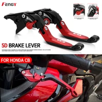 Nueva palanca de freno 5D para HONDA CB125R CB125F CB150R CB150X CB300R CB300F CB190R CB250R palancas de embrague de manija de freno de motocicleta
