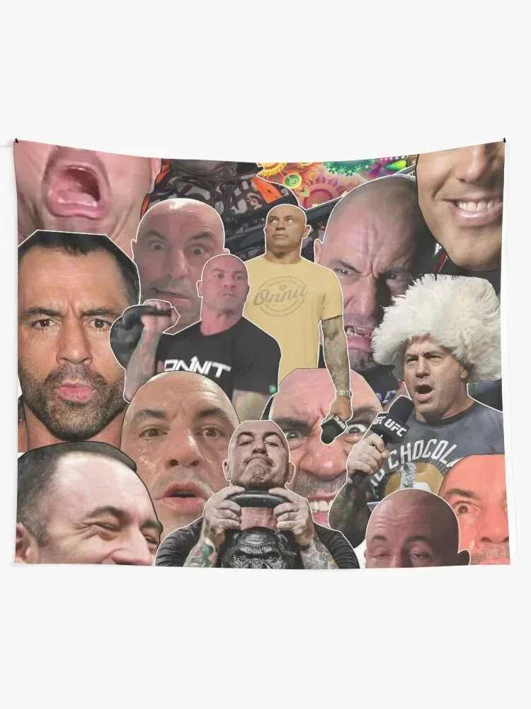 The Many Faces Of Joe Rogan - Mask Tapestry House Decor Room Decoration Accessories Tapestry