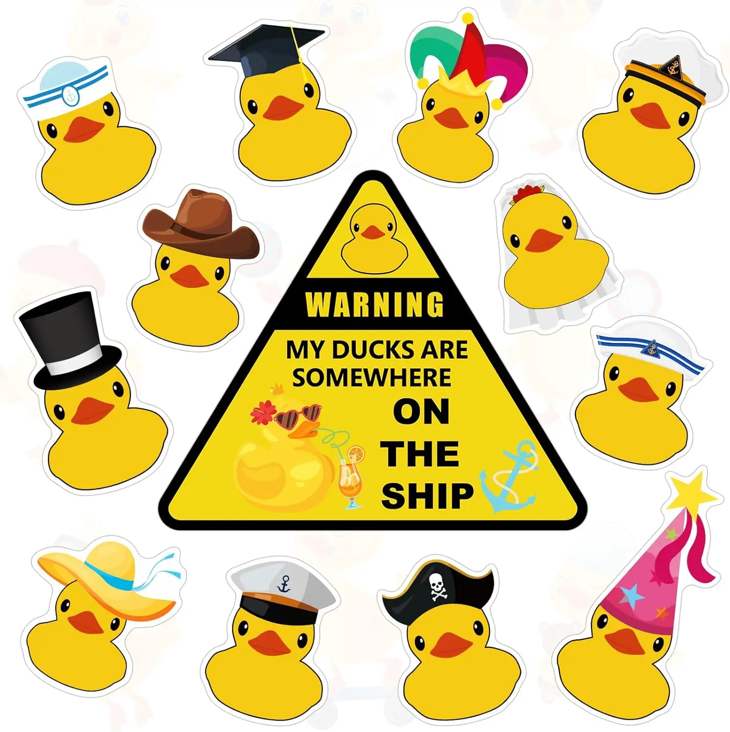 13 Pcs Duck Cruise …