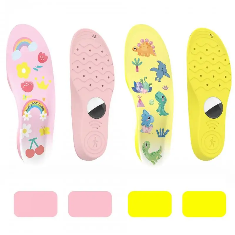Shoes Insoles Kids Tracking Device Anti Lost Gps Tracker Case for Apple Airtag Cute Cartoon Cover 1 Pair