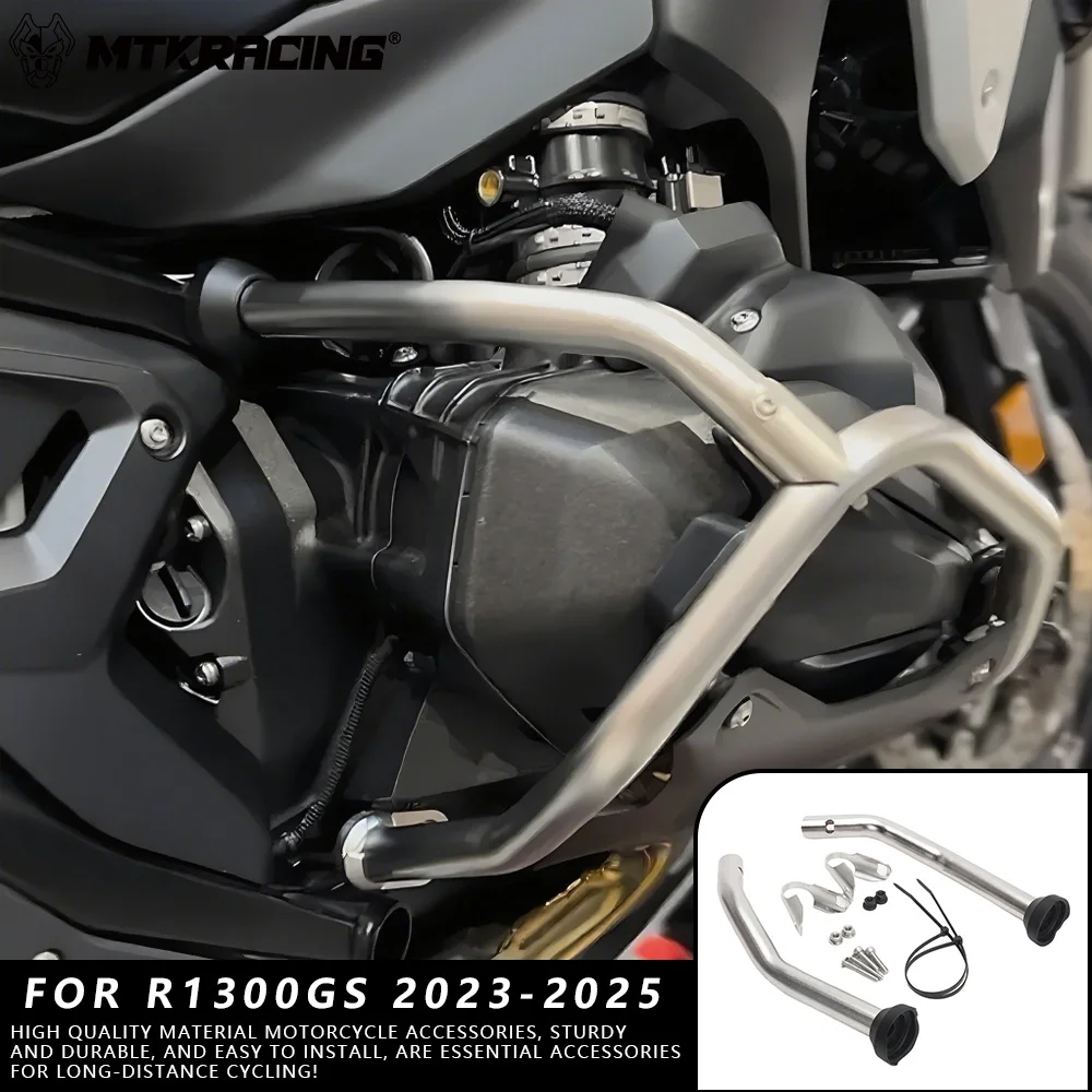 

MTKRACING for BMW R1300GS 2023-2025 Motorcycle Engine Crash Bar Reinforcing Strut Crash Bar Protect Original Cylinder Guard