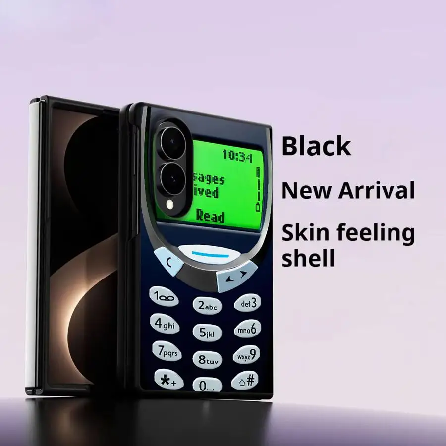 Luxury Phone Cover Case for Samsung Galaxy ZFold8 Z Fold8 Wide Z Fold 8 ZFold Wide Fashion Keypad Machine