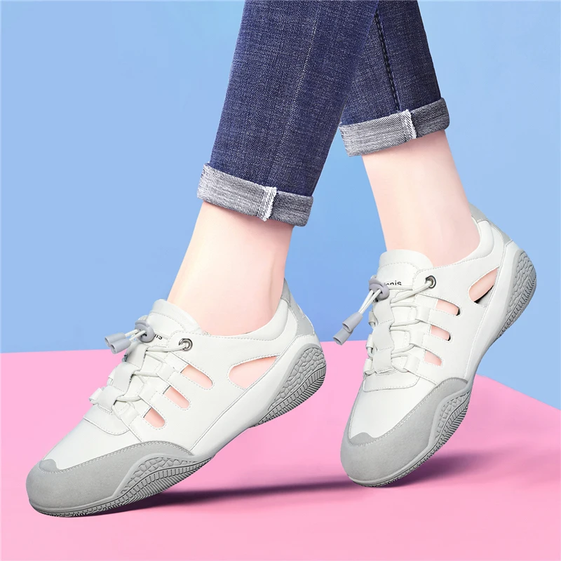 Outdoor Sandals New Sports Shoes Travel Soft-soled Casual Flats Running Shoes Thick-soled Leisure Classic Retro Shoe Breathable