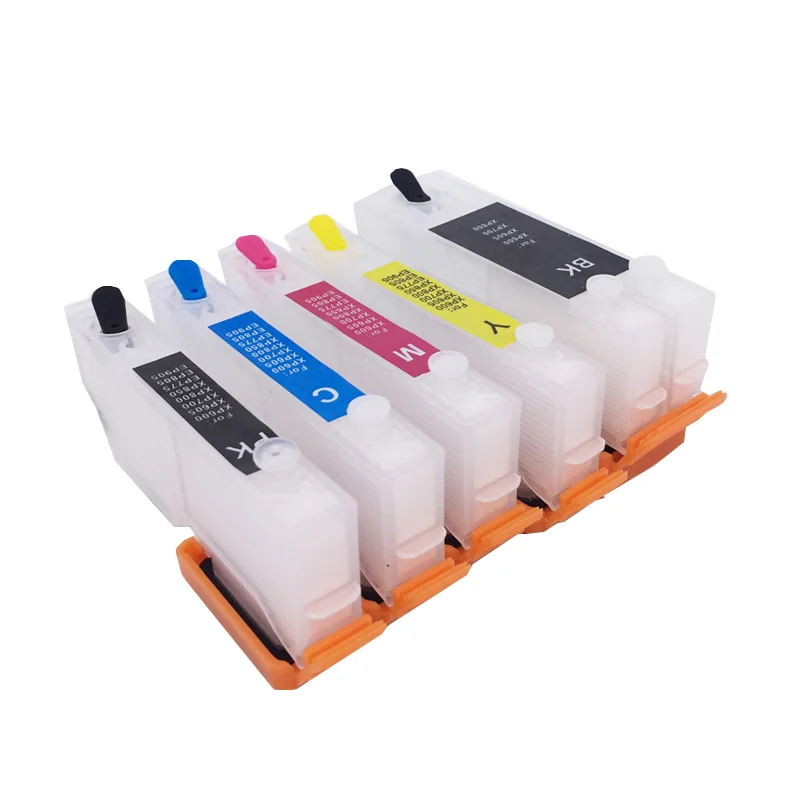 5pcs T33 T33XL T3351 T3361-T3364 Refill Ink Cartridge For Epson xp530 xp900 xp830 xp645 xp635 xp630 xp540 With Auto reset Chip