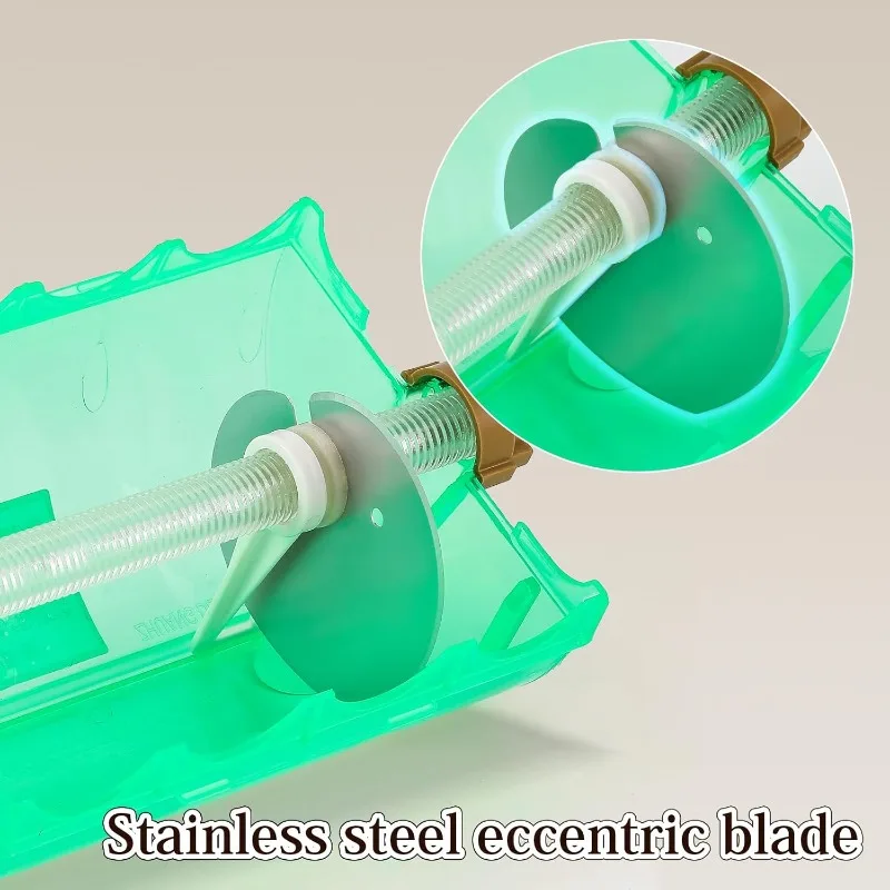 Affettatrice trituratore per cipolla verde con taglierina per scalogno a mano commerciale, lama in acciaio inossidabile, per realizzare scallio tritato da 3 mm