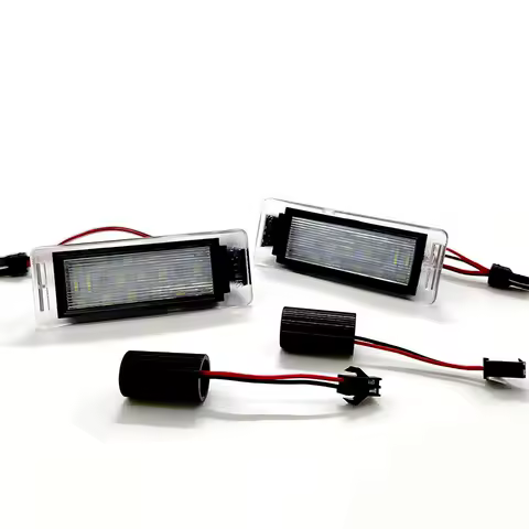 2Pcs Car License Plate Lights Error Free 6000K For Chevrolet Cruze Corvette Camaro Traverse Bolt EV Equinox Impala Sonic Trax SS