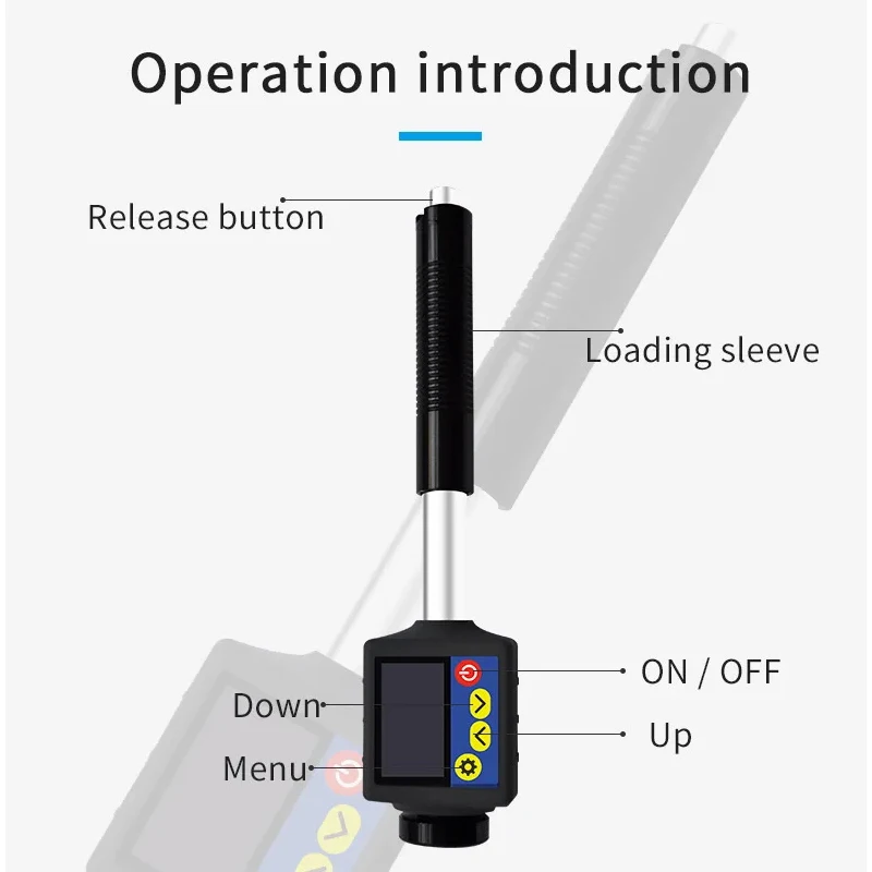 6-in-1 Pen Leeb hardness tester HRC HRB HB HV HL Meter Hardometer Metal hardness tester for Stainless Steel Iron Brass Alloy